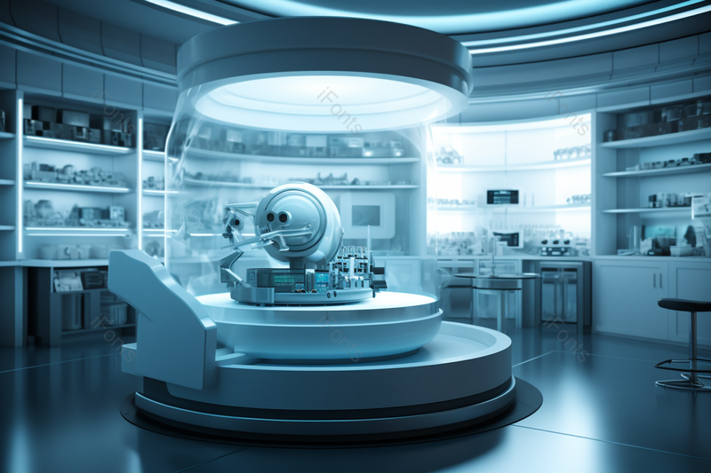 科技医疗实验室科研设备地板发光摄影背景,高清,摄影图,摄影图片,图片大全,摄影图免费下载